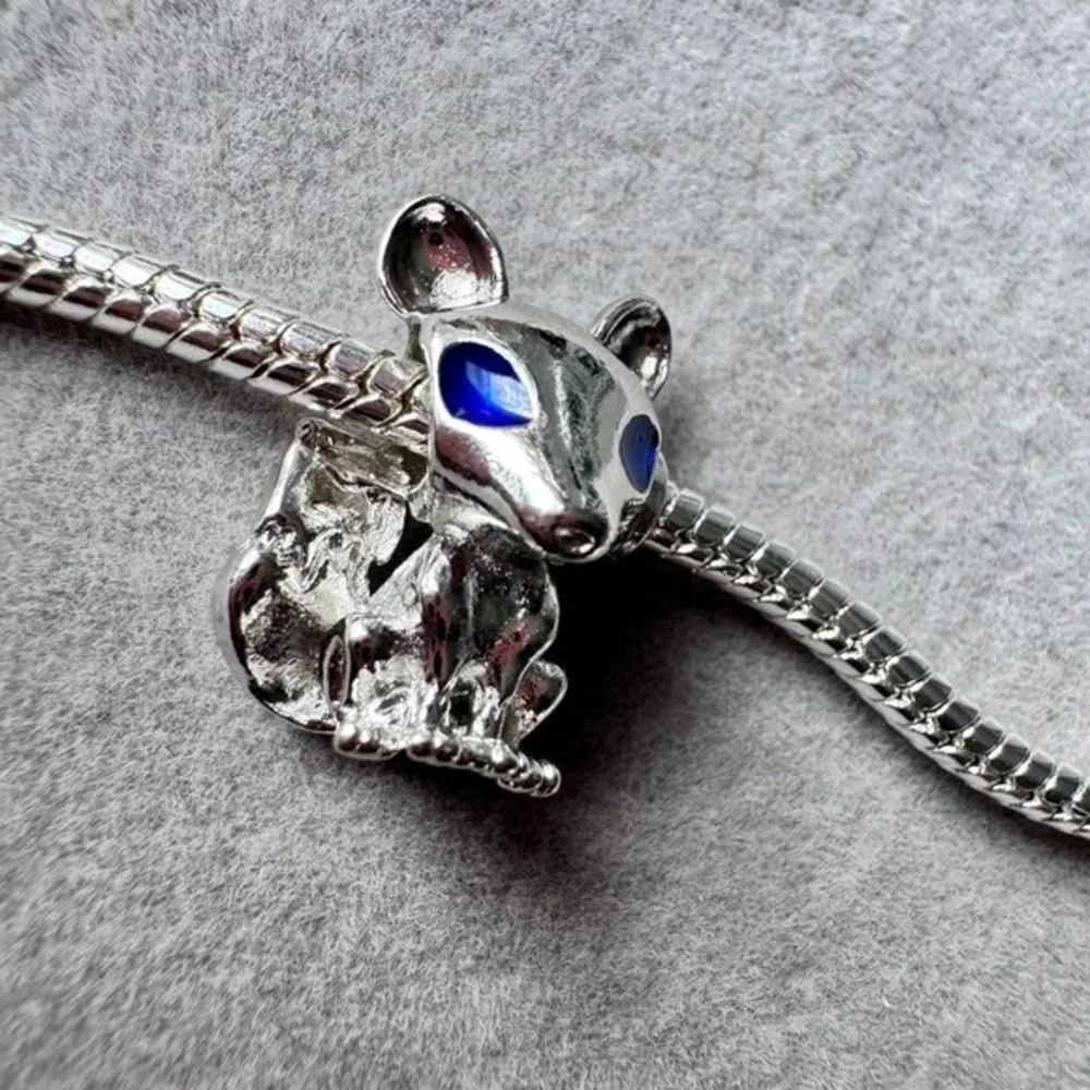Blue Eye Fox‎ Charm fits PANDORA